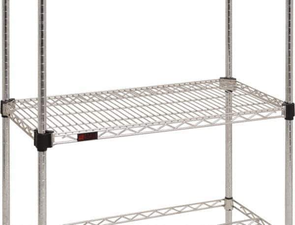 Eagle MHC - 72" Wide, 1-1/8 High, Open Shelving Accessory/Component - Zinc, Zinc Finish, 21" Deep, Use with Eagle MHC Shelving - Eagle Tool & Supply