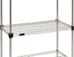Eagle MHC - 48" Wide, 1-1/8 High, Open Shelving Accessory/Component - Steel Chrome Plated, Chrome Finish, 18" Deep, Use with Eagle MHC Shelving - Eagle Tool & Supply