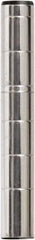 Eagle MHC - 1" Wide, 7 High, Open Shelving Accessory/Component - Steel Chrome Plated, Chrome Finish, 1" Deep, Use with Eagle MHC Shelving - Eagle Tool & Supply