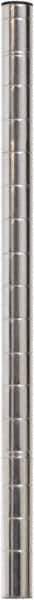 Eagle MHC - 1" Wide, 18 High, Open Shelving Accessory/Component - Stainless Steel, Stainless Steel Finish, 1" Deep, Use with Eagle MHC Shelving - Eagle Tool & Supply
