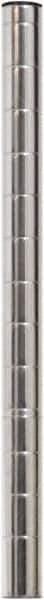 Eagle MHC - 1" Wide, 14 High, Open Shelving Accessory/Component - Steel Chrome Plated, Chrome Finish, 1" Deep, Use with Eagle MHC Shelving - Eagle Tool & Supply