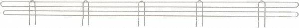 Eagle MHC - 60" Wide, 4 High, Open Shelving Accessory/Component - Steel Chrome Plated, Chrome Finish, 1/4" Deep, Use with Eagle MHC Shelving - Eagle Tool & Supply
