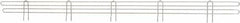 Eagle MHC - 60" Wide, 4 High, Open Shelving Accessory/Component - Steel Chrome Plated, Chrome Finish, 1/4" Deep, Use with Eagle MHC Shelving - Eagle Tool & Supply