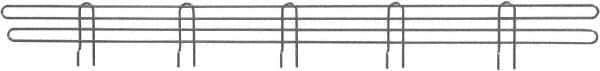 Eagle MHC - 54" Wide, 4 High, Open Shelving Accessory/Component - Steel with Epoxy Coating, 1/4" Deep, Use with Eagle MHC Shelving - Eagle Tool & Supply