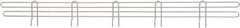 Eagle MHC - 54" Wide, 4 High, Open Shelving Accessory/Component - Steel Chrome Plated, Chrome Finish, 1/4" Deep, Use with Eagle MHC Shelving - Eagle Tool & Supply