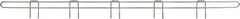 Eagle MHC - 54" Wide, 1 High, Open Shelving Accessory/Component - Steel Chrome Plated, Chrome Finish, 1/4" Deep, Use with Eagle MHC Shelving - Eagle Tool & Supply