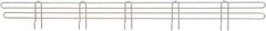 Eagle MHC - 48" Wide, 4 High, Open Shelving Accessory/Component - Steel Chrome Plated, Chrome Finish, 1/4" Deep, Use with Eagle MHC Shelving - Eagle Tool & Supply