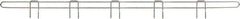 Eagle MHC - 48" Wide, 1 High, Open Shelving Accessory/Component - Steel with Epoxy Coating, Stainless Steel Finish, 1/4" Deep, Use with Eagle MHC Shelving - Eagle Tool & Supply