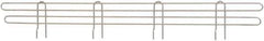 Eagle MHC - 30" Wide, 4 High, Open Shelving Accessory/Component - Steel Chrome Plated, Chrome Finish, 1/4" Deep, Use with Eagle MHC Shelving - Eagle Tool & Supply