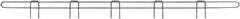 Eagle MHC - 48" Wide, 1 High, Open Shelving Accessory/Component - Steel with Epoxy Coating, 1/4" Deep, Use with Eagle MHC Shelving - Eagle Tool & Supply