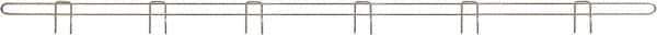 Eagle MHC - 72" Wide, 1 High, Open Shelving Accessory/Component - Steel Chrome Plated, Chrome Finish, 1/4" Deep, Use with Eagle MHC Shelving - Eagle Tool & Supply