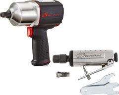 Ingersoll-Rand - 1/2" Drive, 11,000 RPM, 780 Ft/Lb Torque Impact Wrench - Pistol Grip Handle, 1,250 IPM, 5.8 CFM, 90 psi, 1/4" NPTF Inlet - Eagle Tool & Supply