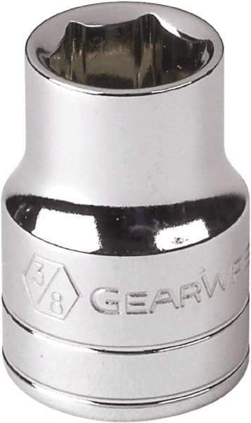 GearWrench - 9/32", 1/4" Drive, Standard Hand Socket - 6 Points, Alloy Steel, Full Polish Finish - Eagle Tool & Supply