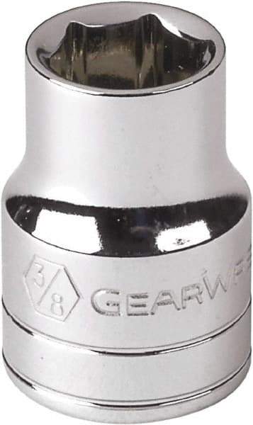 GearWrench - 9/32", 1/4" Drive, Standard Hand Socket - 12 Points, Alloy Steel, Full Polish Finish - Eagle Tool & Supply