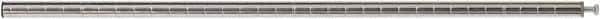 Eagle MHC - 1" Wide, 33 High, Open Shelving Accessory/Component - Steel Chrome Plated, Chrome Finish, Use with Eagle MHC Shelving - Eagle Tool & Supply