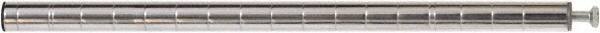 Eagle MHC - 1" Wide, 18 High, Open Shelving Accessory/Component - Steel Chrome Plated, Chrome Finish, Use with Eagle MHC Shelving - Eagle Tool & Supply