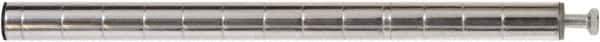 Eagle MHC - 1" Wide, 14 High, Open Shelving Accessory/Component - Steel Chrome Plated, Chrome Finish, Use with Eagle MHC Shelving - Eagle Tool & Supply