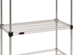 Eagle MHC - 72" Wide, 14 High, Open Shelving Accessory/Component - Steel Chrome Plated, Chrome Finish, Use with Eagle MHC Shelving - Eagle Tool & Supply