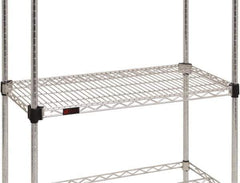 Eagle MHC - 60" Wide, 14 High, Open Shelving Accessory/Component - Steel Chrome Plated, Chrome Finish, Use with Eagle MHC Shelving - Eagle Tool & Supply