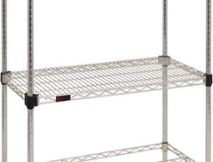 Eagle MHC - 54" Wide, 18 High, Open Shelving Accessory/Component - Steel Chrome Plated, Chrome Finish, Use with Eagle MHC Shelving - Eagle Tool & Supply