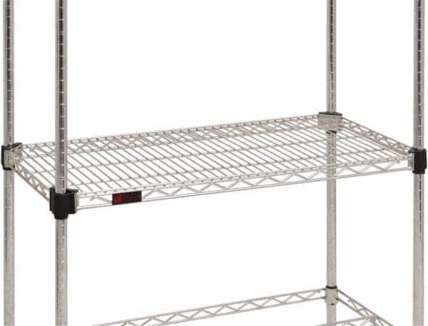 Eagle MHC - 54" Wide, 14 High, Open Shelving Accessory/Component - Steel Chrome Plated, Chrome Finish, Use with Eagle MHC Shelving - Eagle Tool & Supply
