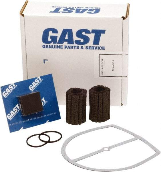 Gast - 9 Piece Air Compressor Repair Kit - For Use with Gast 0323/0523 Oil-Less "Q" Models with Internal Filtration - Eagle Tool & Supply
