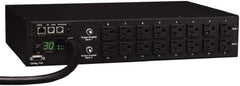 Tripp-Lite - 16 Outlets, 120 VAC30 Amps, 12' Cord, Power Outlet Strip - Rack Mount, 5-15/20R NEMA Configuration, 19" Strip - Eagle Tool & Supply