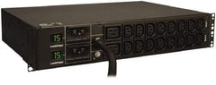 Tripp-Lite - 18 Outlets, 120 VAC30 Amps, 15' Cord, Power Outlet Strip - Rack Mount, 5-15/20R NEMA Configuration, 19" Strip - Eagle Tool & Supply