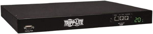 Tripp-Lite - 10 Outlets, 200/240 Volts, 20 Amps, 12' Cord, Power Outlet Strip - Rack Mount, 5-15/20R NEMA Configuration, 19" Strip - Eagle Tool & Supply