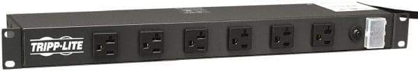Tripp-Lite - 12 Outlets, 120 VAC20 Amps, 15' Cord, Power Outlet Strip - Rack Mount, 5-15/20R NEMA Configuration, 9" Strip - Eagle Tool & Supply
