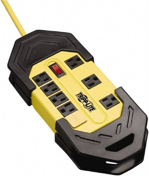 Tripp-Lite - 8 Outlets, 120 VAC15 Amps, 25' Cord, Power Outlet Strip - Keyhole, Tab Mount, 5-15 NEMA Configuration, 10.26" Strip - Eagle Tool & Supply
