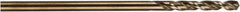 DeWALT - 5/32" 135° Cobalt Jobber Drill - Oxide/Gold Finish, Right Hand Cut, Spiral Flute, Straight Shank, 3-7/64" OAL, Pilot Point - Eagle Tool & Supply