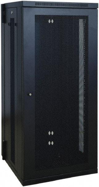 Tripp-Lite - 23.6" Overall Width x 26" Rack Height x 21.6" Overall Depth Data Cable Enclosure - 250 Lb Capacity, Black - Eagle Tool & Supply