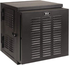 Tripp-Lite - 23.62" Overall Width x 12" Rack Height x 26.42" Overall Depth Data Cable Enclosure - 3,000 Lb Capacity, Black - Eagle Tool & Supply