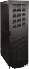 Tripp-Lite - 23.63" Overall Width x 42" Rack Height x 43" Overall Depth Data Cable Enclosure - 3,000 Lb Capacity, Black - Eagle Tool & Supply