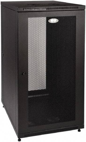 Tripp-Lite - 24.2" Overall Width x 24" Rack Height x 34.06" Overall Depth Data Cable Enclosure - 3,000 Lb Capacity, Black - Eagle Tool & Supply