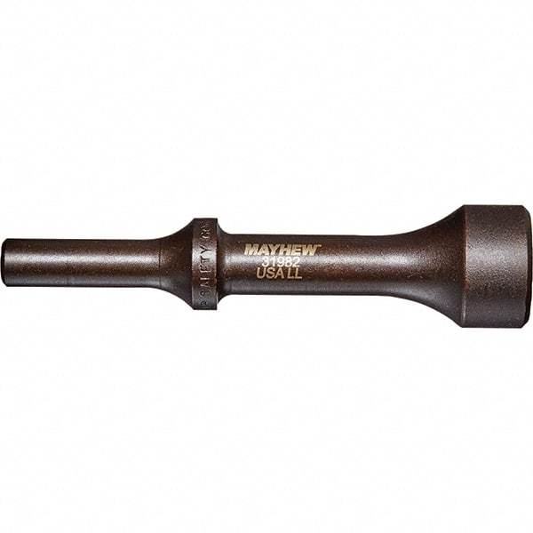 Mayhew - 1" Head Width, 4-1/4" OAL, Pneumatic Hammer - Round Drive, Round Shank, Steel - Eagle Tool & Supply