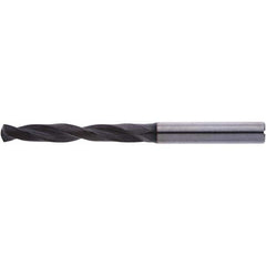 Accupro - 25/64" 140° Spiral Flute Solid Carbide Screw Machine Drill Bit - Eagle Tool & Supply