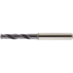 Accupro - 4.8mm 140° Spiral Flute Solid Carbide Screw Machine Drill Bit - Eagle Tool & Supply