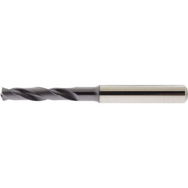 Accupro - 4.9mm 140° Spiral Flute Solid Carbide Screw Machine Drill Bit - Eagle Tool & Supply