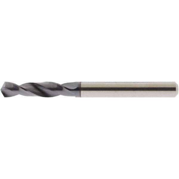 Accupro - 4.2mm 118° Spiral Flute Solid Carbide Screw Machine Drill Bit - Eagle Tool & Supply