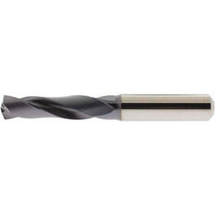 Accupro - 12mm 140° Spiral Flute Solid Carbide Screw Machine Drill Bit - Eagle Tool & Supply