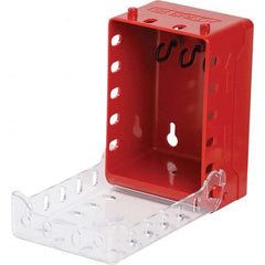 Brady - 1 2-Piece Kit 2.7" Deep x 4" Wide x 5.7" High Portable & Wall Mount Group Lockout Box - Eagle Tool & Supply
