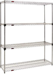 Eagle MHC - 4 Shelf Eagle MHC Wire Shelving - Starter Unit - 60" Wide x 24" Deep x 74" High, - Eagle Tool & Supply