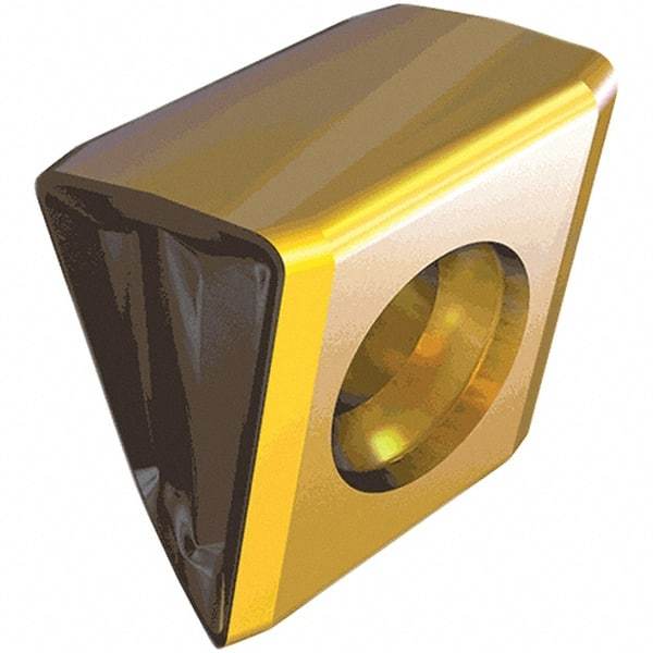 Iscar - T490 LNHT1106 PLS Grade IC810 Carbide Milling Insert - AlTiN/TiN Finish, 11.3mm Thick, 0.8mm Corner Radius - Eagle Tool & Supply