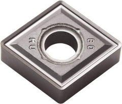 Kyocera - CNMG543 MU Grade PR015S Carbide Turning Insert - Megacoat Hard Finish, 80° Diamond, 5/8" Inscr Circle, 1/4" Thick, 3/64" Corner Radius - Eagle Tool & Supply