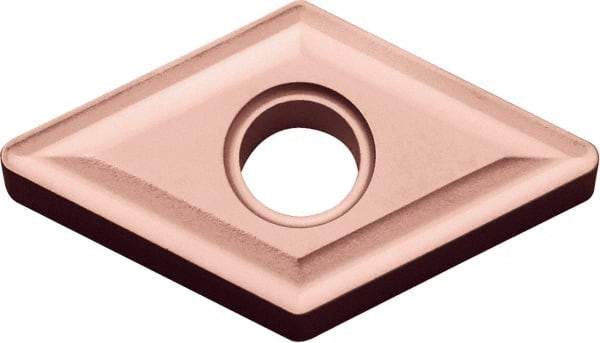 Kyocera - DNMG431 NONE Grade CA320 Carbide Turning Insert - TiCN/Al2O3 Finish, 55° Diamond, 1/2" Inscr Circle, 3/16" Thick, 1/64" Corner Radius - Eagle Tool & Supply