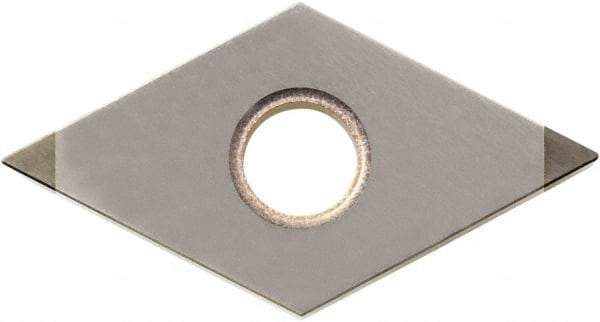 Kyocera - DNGA432 ME Grade KBN05M CBN Turning Insert - Megacoat Finish, 55° Diamond, 1/2" Inscr Circle, 3/16" Thick, 1/32" Corner Radius - Eagle Tool & Supply