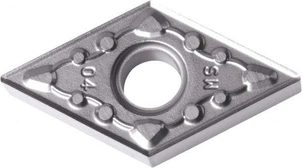 Kyocera - DNMG432 MS Grade PR005S Carbide Turning Insert - Megacoat Hard Finish, 55° Diamond, 1/2" Inscr Circle, 3/16" Thick, 1/32" Corner Radius - Eagle Tool & Supply
