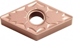 Kyocera - DNMG433 ZS Grade CA310 Carbide Turning Insert - TiCN/Al2O3 Finish, 55° Diamond, 1/2" Inscr Circle, 3/16" Thick, 3/64" Corner Radius - Eagle Tool & Supply